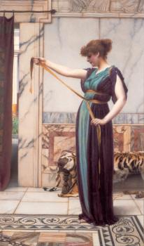 John William Godward : A Pompeian Lady
